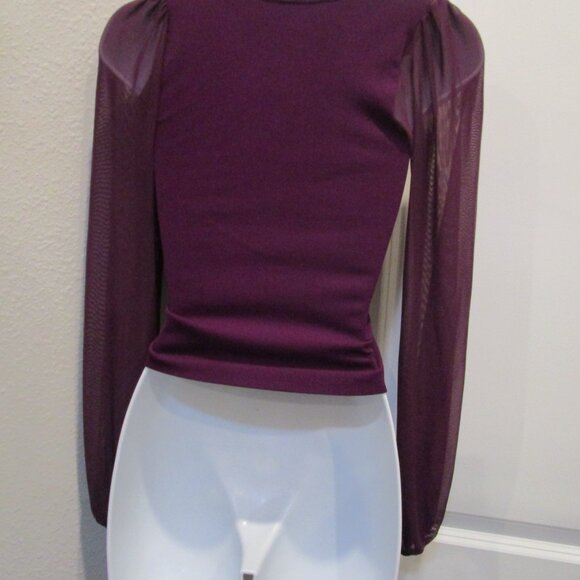 FREE PEOPLE INTIMATELY LG SLV MAROON PULLOVER XS /S NWOT - Picture 7 of 7